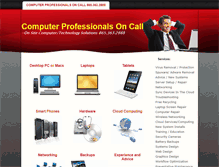 Tablet Screenshot of cponcall.com